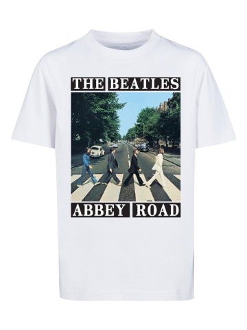 F4NT4STIC T-Shirt The Beatles Band Abbey Road in weiß