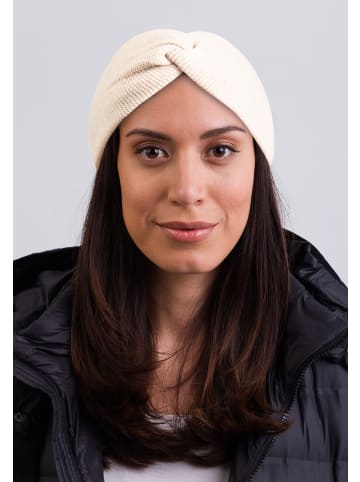 CASH-MERE.CH Bio Stirnband in Beige mit lurex