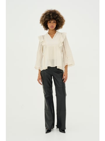 CULTURE Langarm-Bluse CUrobyn in Whitecap