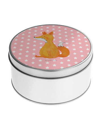 Mr. & Mrs. Panda Metallbox Einhorn Fuchs ohne Spruch in Rot Pastell