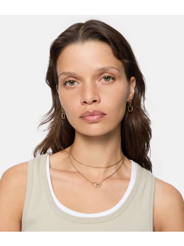 LIEBESKIND BERLIN Ohrhänger The D-Link in gold