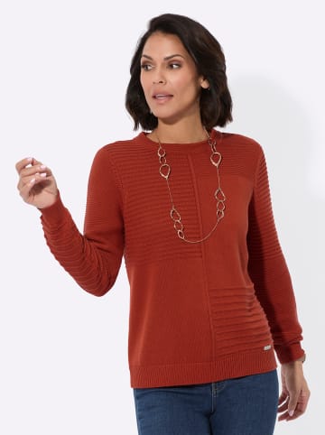 WITT WEIDEN Pullover in rostrot