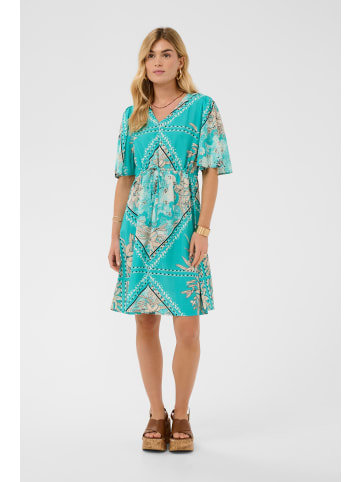 Cream Kleid CRTiah Feminine in Ceramic Scarf Print
