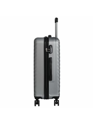 Paradise by CHECK.IN Kingston - 4-Rollen-Trolley 67 cm (lila) in silber