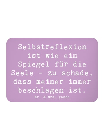 Mr. & Mrs. Panda magnet Spruch Selbstreflexion Spiegel mit Spruch in Lavendeltraum