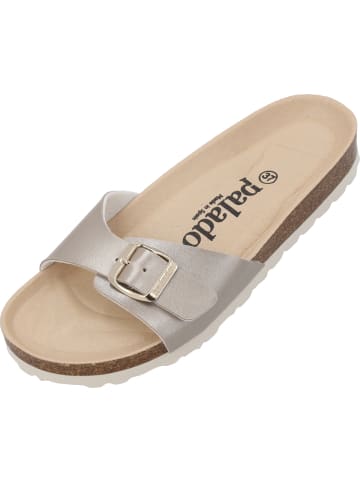 Palado Pantoletten Malta BE Metallic in Beige