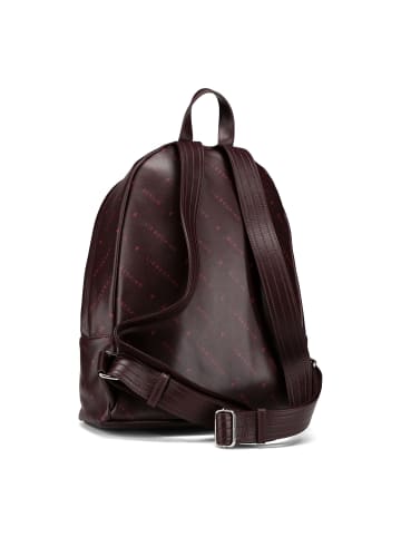LIEBESKIND BERLIN Monogram Daypack Leder 35 cm Laptopfach in burgundy