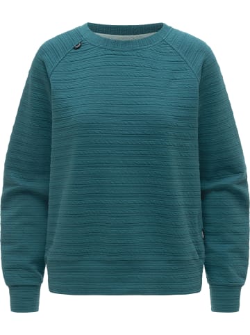 ragwear Rundhalspullover Joann Crepe in Ocean Green