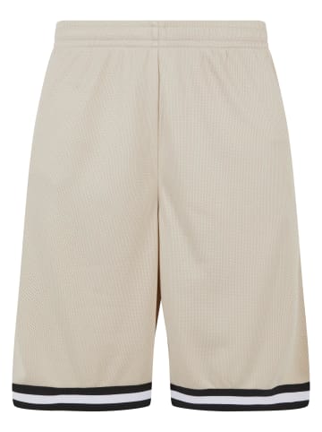 Urban Classics Mesh-Shorts in softseagrass/black/white