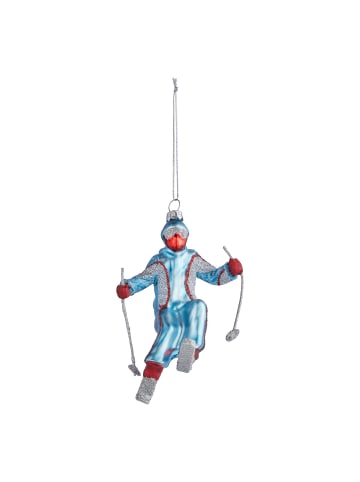 Butlers Anhänger HANG ON Skifahrer in Blau