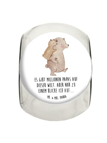 Mr. & Mrs. Panda Teedose Papa Bär mit Spruch in Weiß