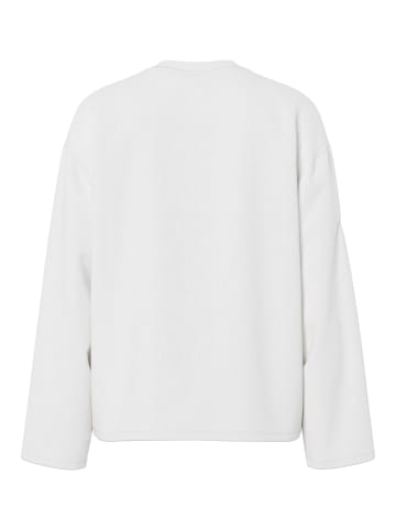 Pieces Oberteil mit langen Ärmeln in Cloud Dancer 10