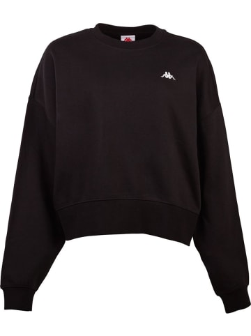 Kappa Pullover "Sweatshirt" in Schwarz