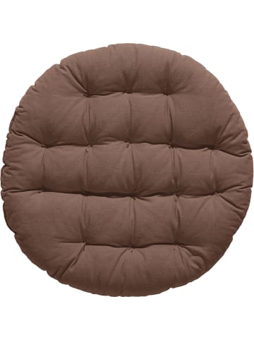 REDBEST Stuhlkissen rund 2er-Pack in braun