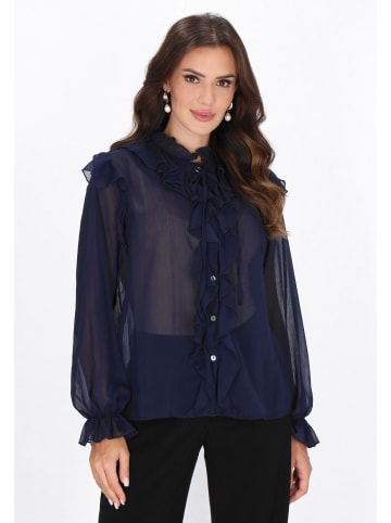 faina Women Blouse in navy
