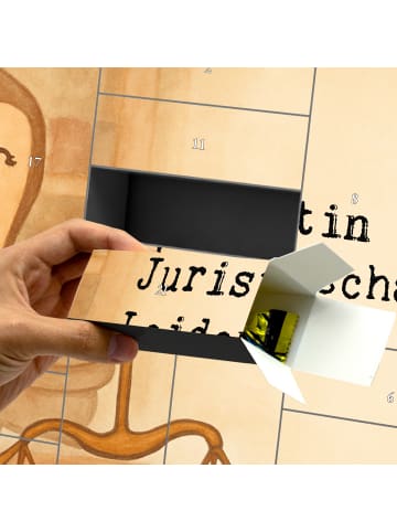 Mr. & Mrs. Panda Adventskalender Juristin Leidenschaft Design mi... in Weiß