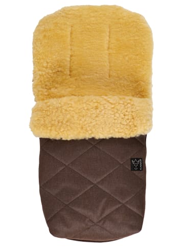 Kaiser Naturfellprodukte Lammfell - Kinderwagen Fußsack Natura brown melange