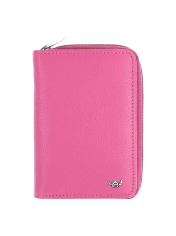 Golden Head Madrid Geldbörse RFID Schutz Leder 11.5 cm in fuchsia
