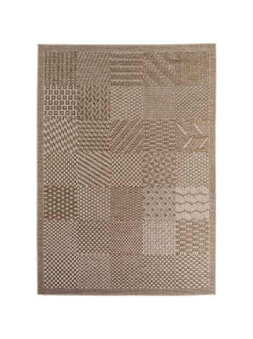 KADIMA DESIGN Teppich Outdoor Waschbar Einfarbig MALOJA Strapazierfähig OEKO-TEX in Beige