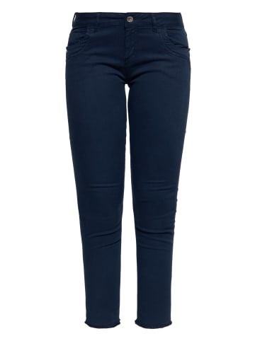 ATT Jeans ATT Jeans ATT JEANS Slim Fit Hose mit offenen Kanten Leoni in Night Sky