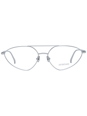 Sportmax Frauen Optische Fassungen Trapezförmig Silber