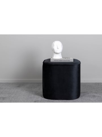 ebuy24 Hocker Piff Schwarz 44 x 44 cm