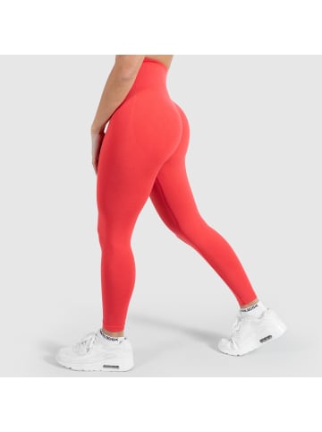 SMILODOX Leggings Amaze Scrunch Pro in Rot