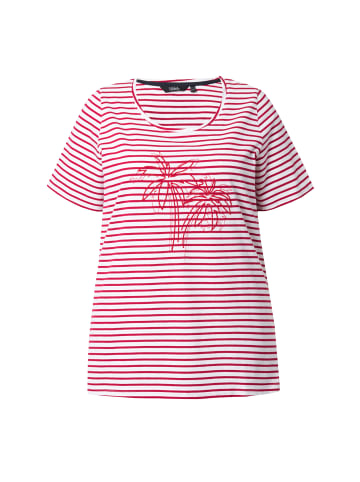 Ulla Popken Shirt in dunkle himbeere