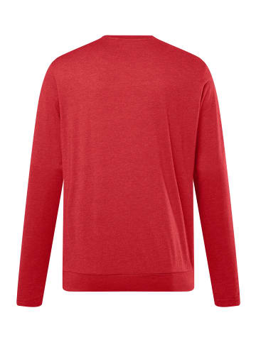 Men Plus Kurzarm T-Shirt in rot