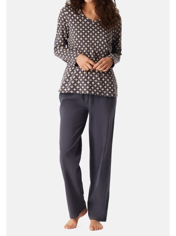 Schiesser Schlafanzug Comfort Essentials in Graphit