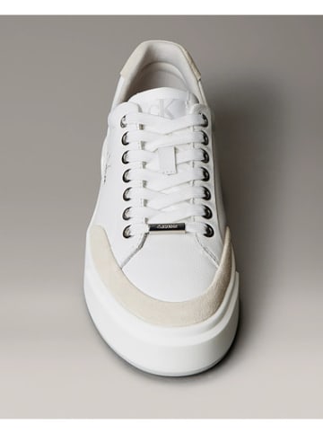 Calvin Klein Sneakers YW0YW02023 in Bright White/Light Cashew/Moonstr