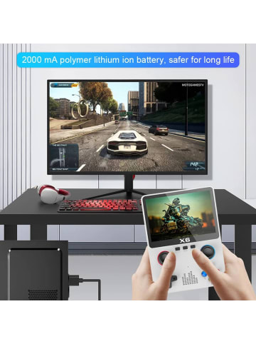 Wisam® Console X6 3,5 Zoll IPS Handheld Konsole