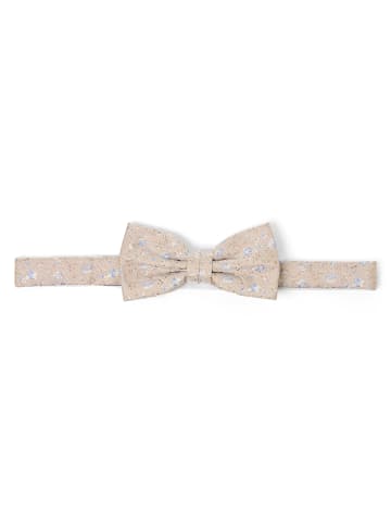 Roy Robson Fliege und Einstecktuch in beige - 0001