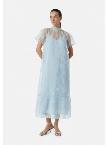 comma Kleid lang in Blau