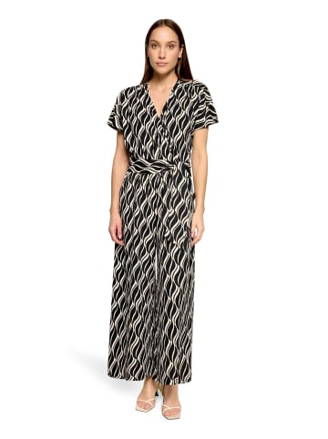 Betty Barclay Jumpsuit mit Eingrifftaschen in Schwarz/Beige
