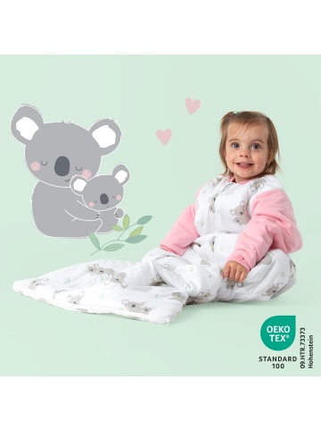 Schlummersack Babyschlafsack, 3.5 TOG in Rosa-Weiß