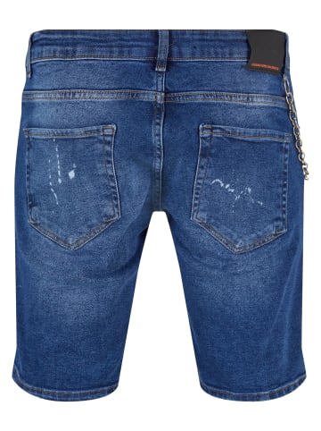 2Y Studios Jeans-Shorts in blue
