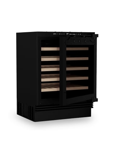 Les Petits Champs Weinkühlschrank 48 Flaschen CAVINTG48 Schwarz Energieklasse F