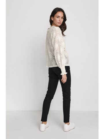 Kaffe Langarm-Bluse KAraula Regular fit in Chalk