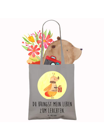 Mr. & Mrs. Panda Beutel Glühwürmchen mit Spruch in Light Grey