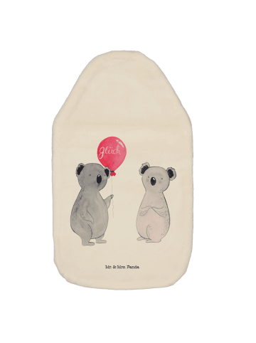 Mr. & Mrs. Panda Wärmflasche Koala Luftballon ohne Spruch in Weiß