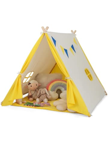 COSTWAY Tipi Zelt in Beige