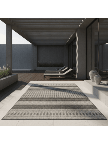KADIMA DESIGN Teppich Outdoor Waschbar Vintage COMO Strapazierfähig OEKO-TEX Balkon