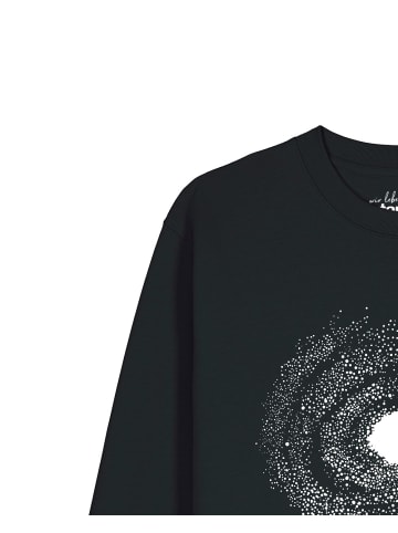 wat? Apparel Sweatshirt Milky way in Schwarz