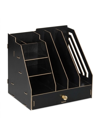 Schreibtisch-Organizer in Schwarz