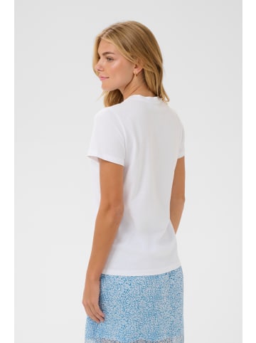 SAINT TROPEZ T-shirt RaeaSZ Gerade Passform in Bright White