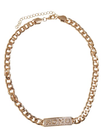Urban Classics Urban Classics Unisex XOXO Necklace in gold