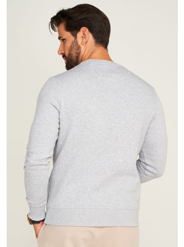 Jack & Jones Sweatshirt - POPS SWEAT CREW NECK Pullover in Light Grey Melange