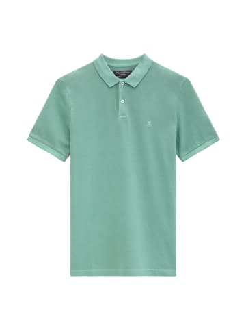 Marc O'Polo Poloshirt Piqué shaped  garment-dyed in Botanical Green