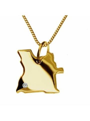 Schmuckador Halskette 50cm Angola in gold